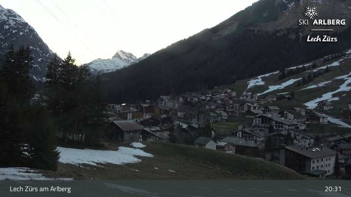 Archived image Webcam Panorama View: Oberlech