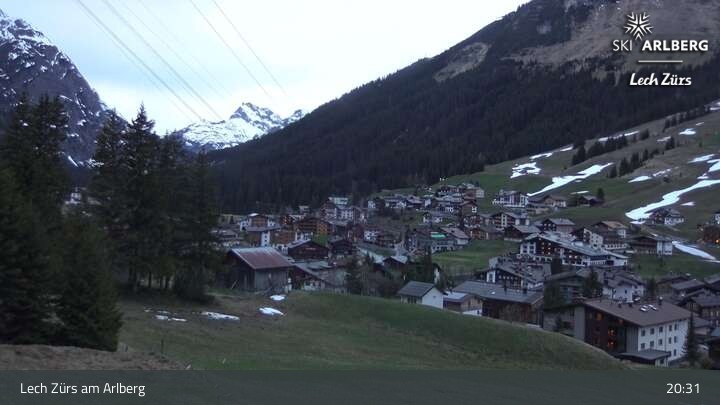 Archiv Foto Webcam Panoramablick: Oberlech