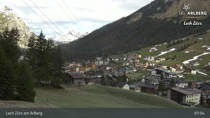 Archiv Foto Webcam Panoramablick: Oberlech