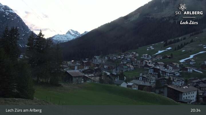 Archiv Foto Webcam Panoramablick: Oberlech