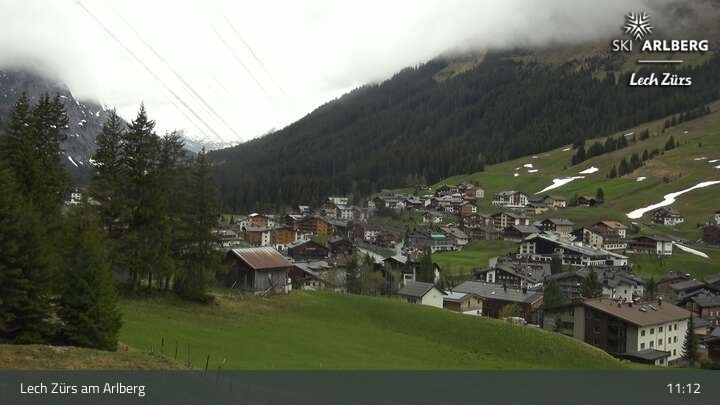 Archiv Foto Webcam Panoramablick: Oberlech