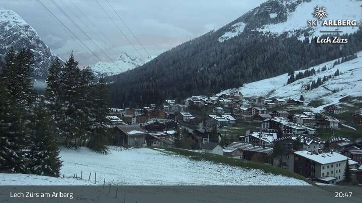 Archiv Foto Webcam Panoramablick: Oberlech