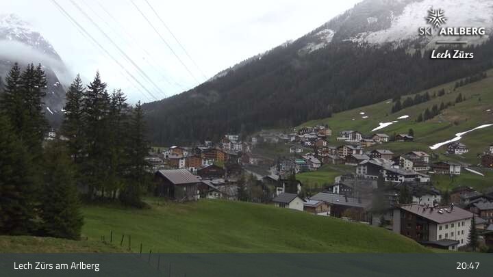 Archived image Webcam Panorama View: Oberlech