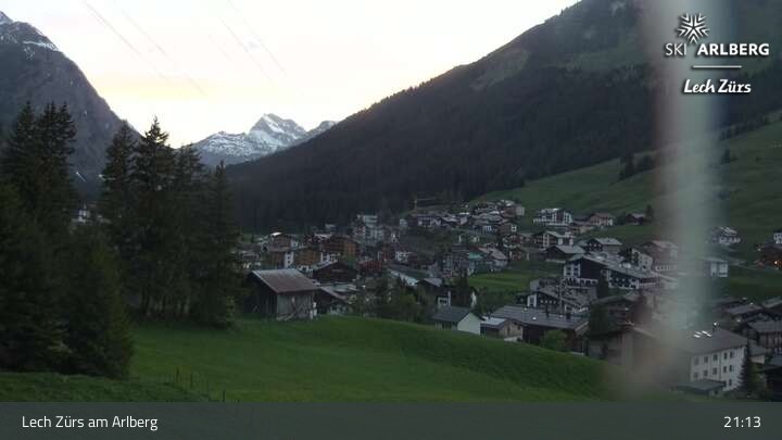 Archived image Webcam Panorama View: Oberlech