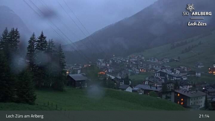Archived image Webcam Panorama View: Oberlech