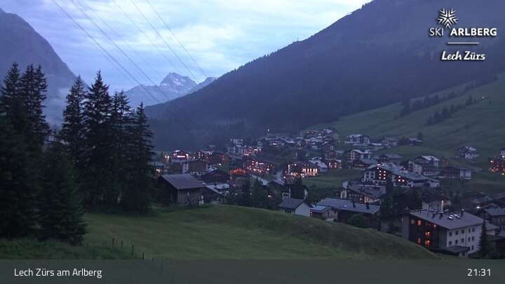 Archived image Webcam Panorama View: Oberlech