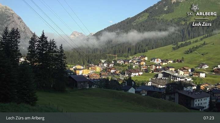 Archiv Foto Webcam Panoramablick: Oberlech