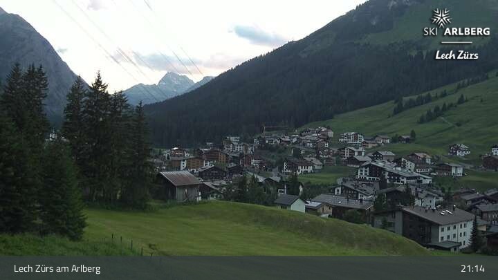 Archiv Foto Webcam Panoramablick: Oberlech