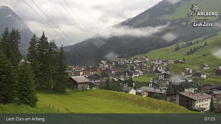 Archived image Webcam Panorama View: Oberlech