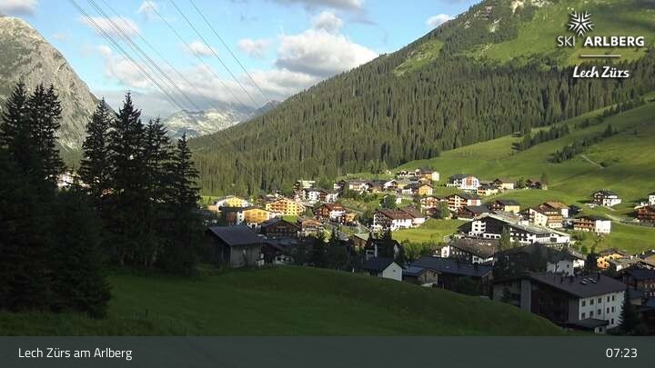 Archived image Webcam Panorama View: Oberlech