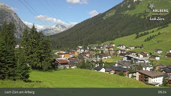 Archived image Webcam Panorama View: Oberlech
