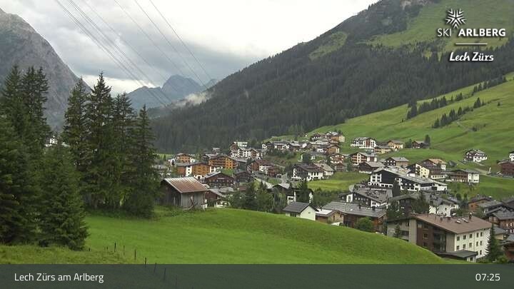 Archiv Foto Webcam Panoramablick: Oberlech