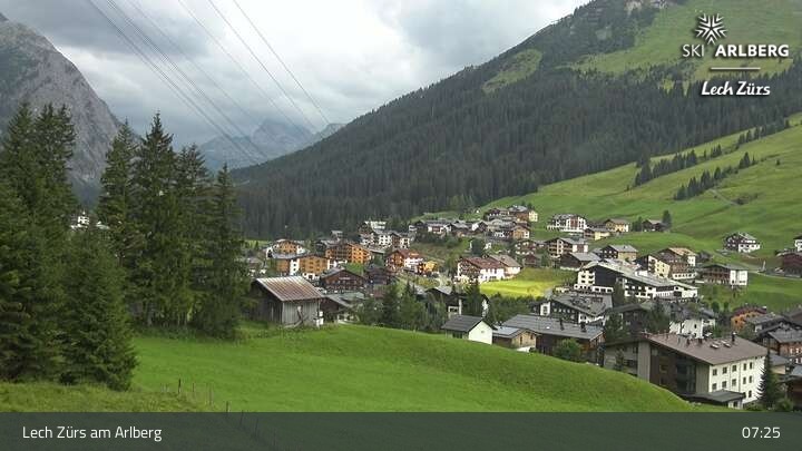 Archiv Foto Webcam Panoramablick: Oberlech