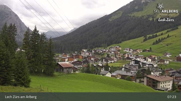 Archiv Foto Webcam Panoramablick: Oberlech