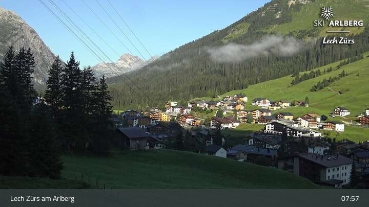 Archiv Foto Webcam Panoramablick: Oberlech