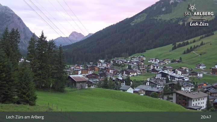 Archiv Foto Webcam Panoramablick: Oberlech