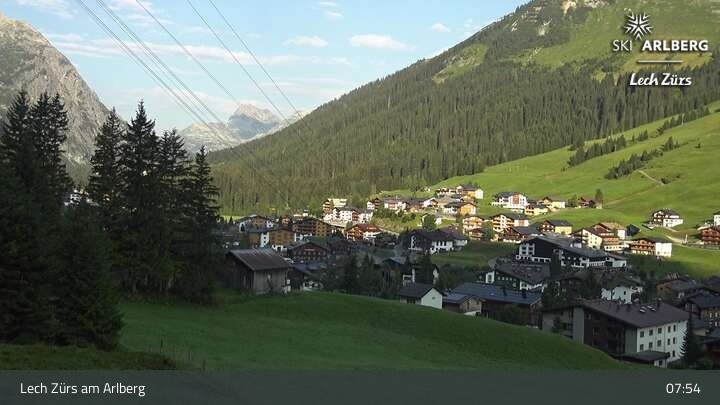 Archiv Foto Webcam Panoramablick: Oberlech