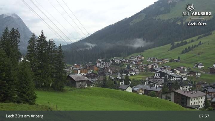 Archiv Foto Webcam Panoramablick: Oberlech