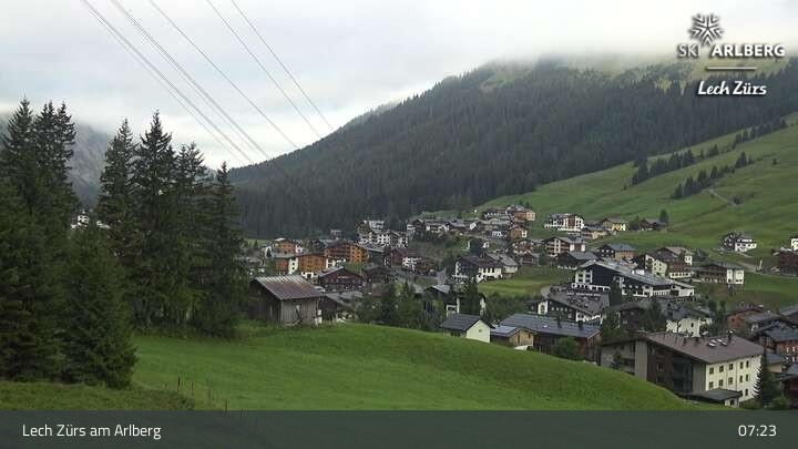 Archiv Foto Webcam Panoramablick: Oberlech
