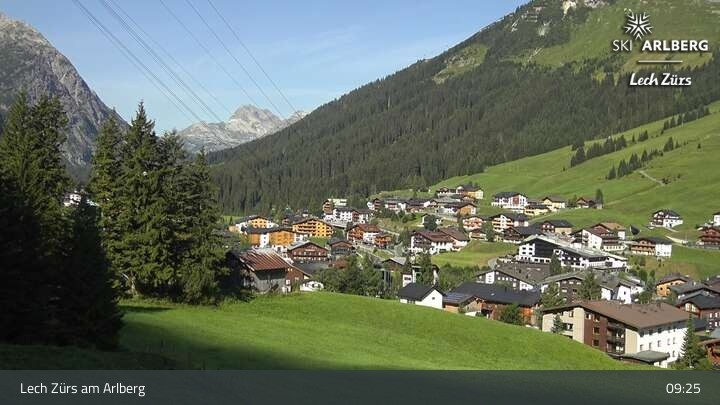 Archived image Webcam Panorama View: Oberlech