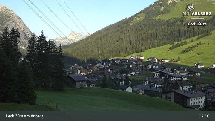 Archived image Webcam Panorama View: Oberlech