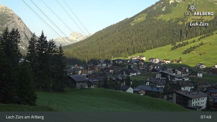 Archiv Foto Webcam Panoramablick: Oberlech