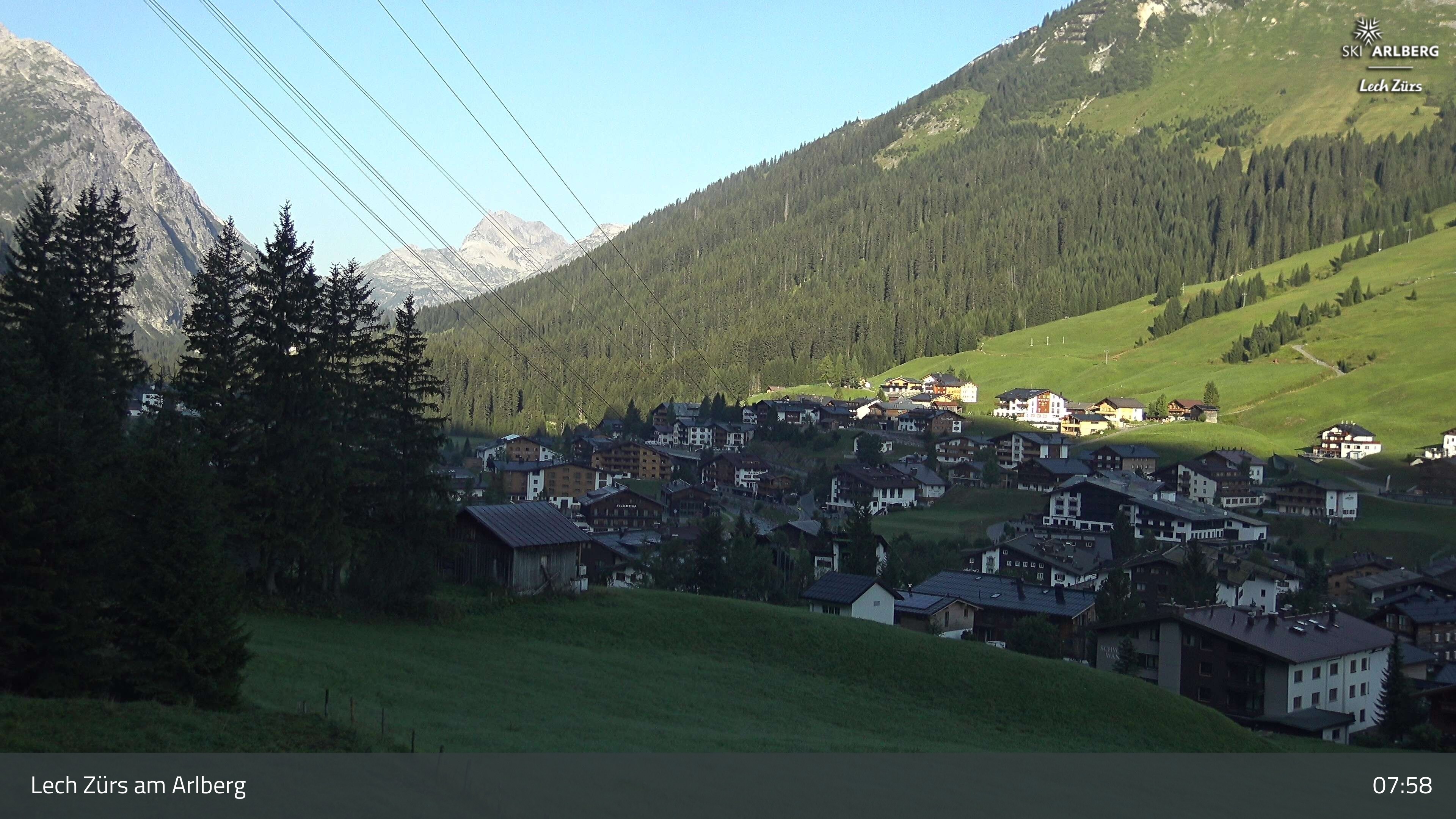 Archiv Foto Webcam Panoramablick: Oberlech