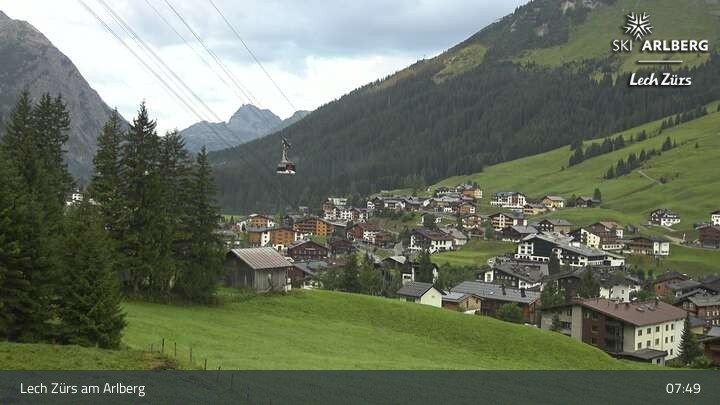 Archived image Webcam Panorama View: Oberlech