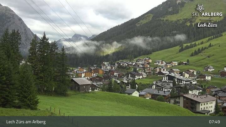 Archiv Foto Webcam Panoramablick: Oberlech