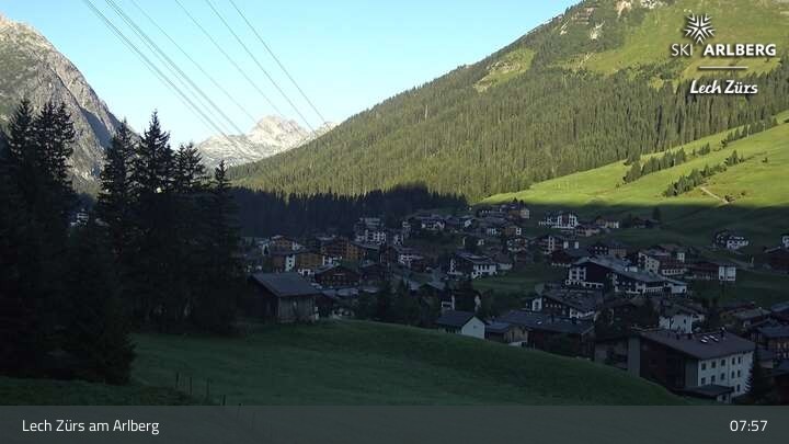 Archiv Foto Webcam Panoramablick: Oberlech