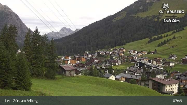 Archiv Foto Webcam Panoramablick: Oberlech