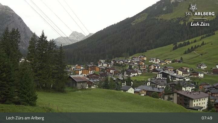 Archived image Webcam Panorama View: Oberlech