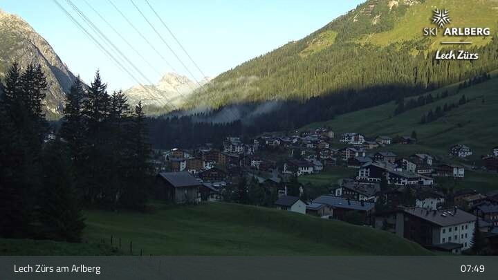 Archived image Webcam Panorama View: Oberlech