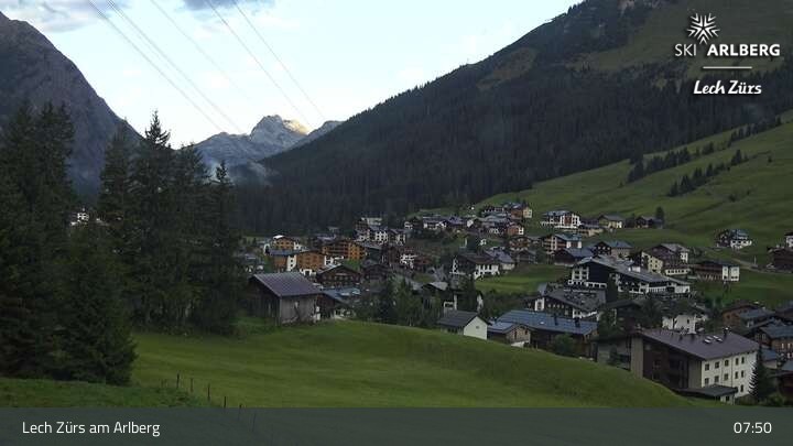 Archived image Webcam Panorama View: Oberlech