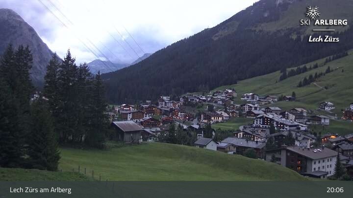 Archived image Webcam Panorama View: Oberlech