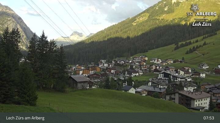 Archiv Foto Webcam Panoramablick: Oberlech
