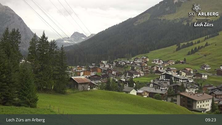 Archiv Foto Webcam Panoramablick: Oberlech