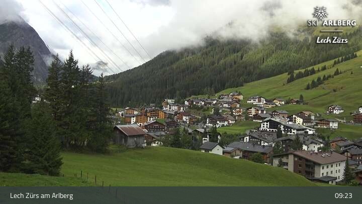 Archiv Foto Webcam Panoramablick: Oberlech