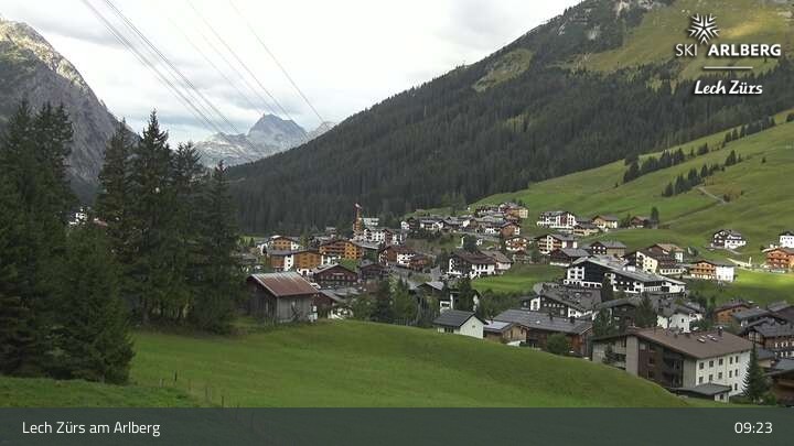 Archiv Foto Webcam Panoramablick: Oberlech