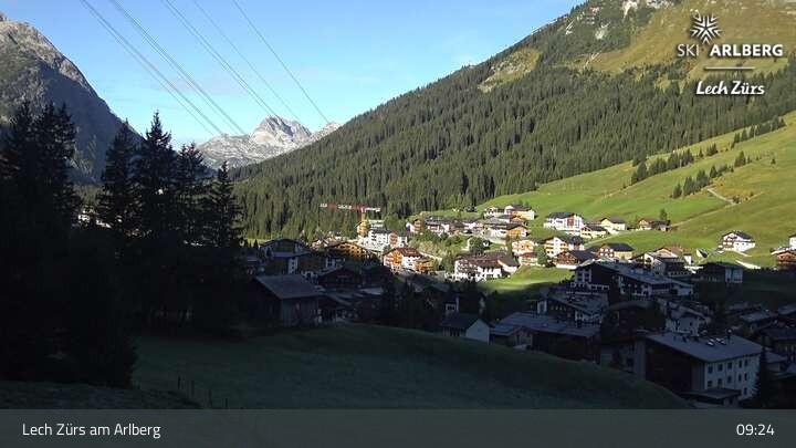 Archiv Foto Webcam Panoramablick: Oberlech