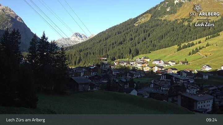 Archiv Foto Webcam Panoramablick: Oberlech