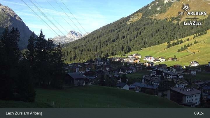Archiv Foto Webcam Panoramablick: Oberlech