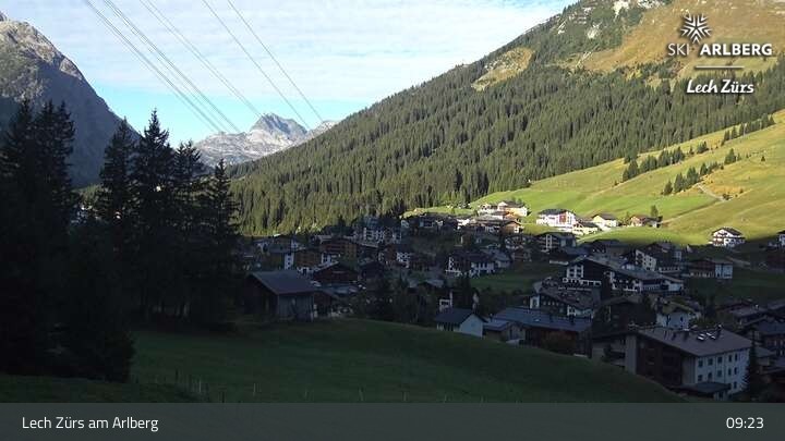 Archiv Foto Webcam Panoramablick: Oberlech
