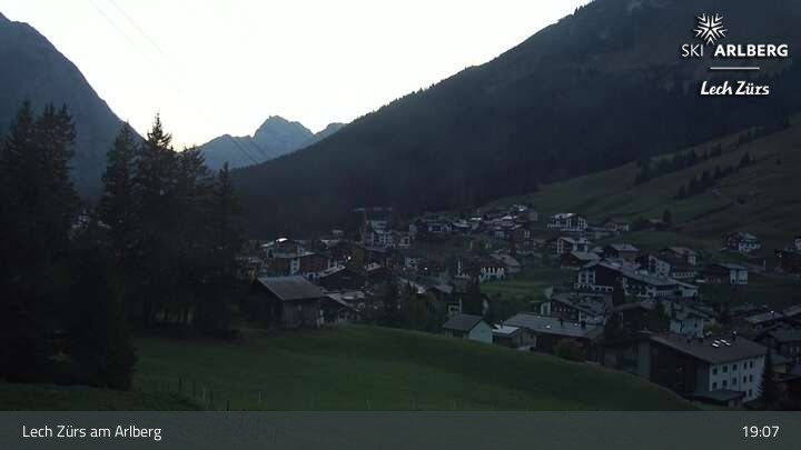 Archiv Foto Webcam Panoramablick: Oberlech