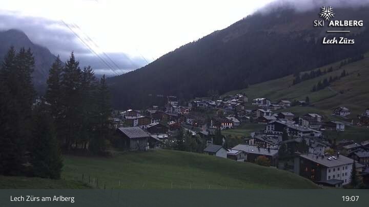 Archiv Foto Webcam Panoramablick: Oberlech