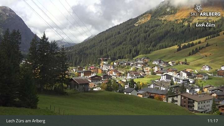 Archived image Webcam Panorama View: Oberlech