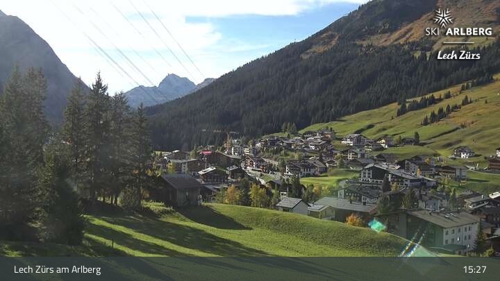 Archiv Foto Webcam Panoramablick: Oberlech
