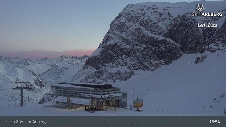 Archiv Foto Webcam Lech Zürs: Bergrestaurant Seekopf