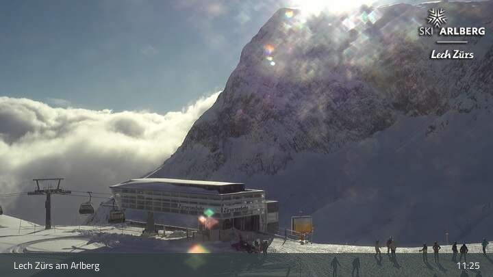 Archiv Foto Webcam Lech Zürs: Bergrestaurant Seekopf