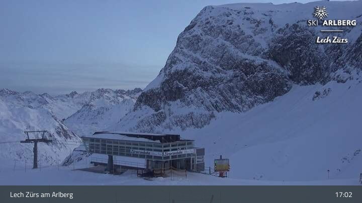 Archived image Webcam Zürs: Mountain Restaurant Seekopf